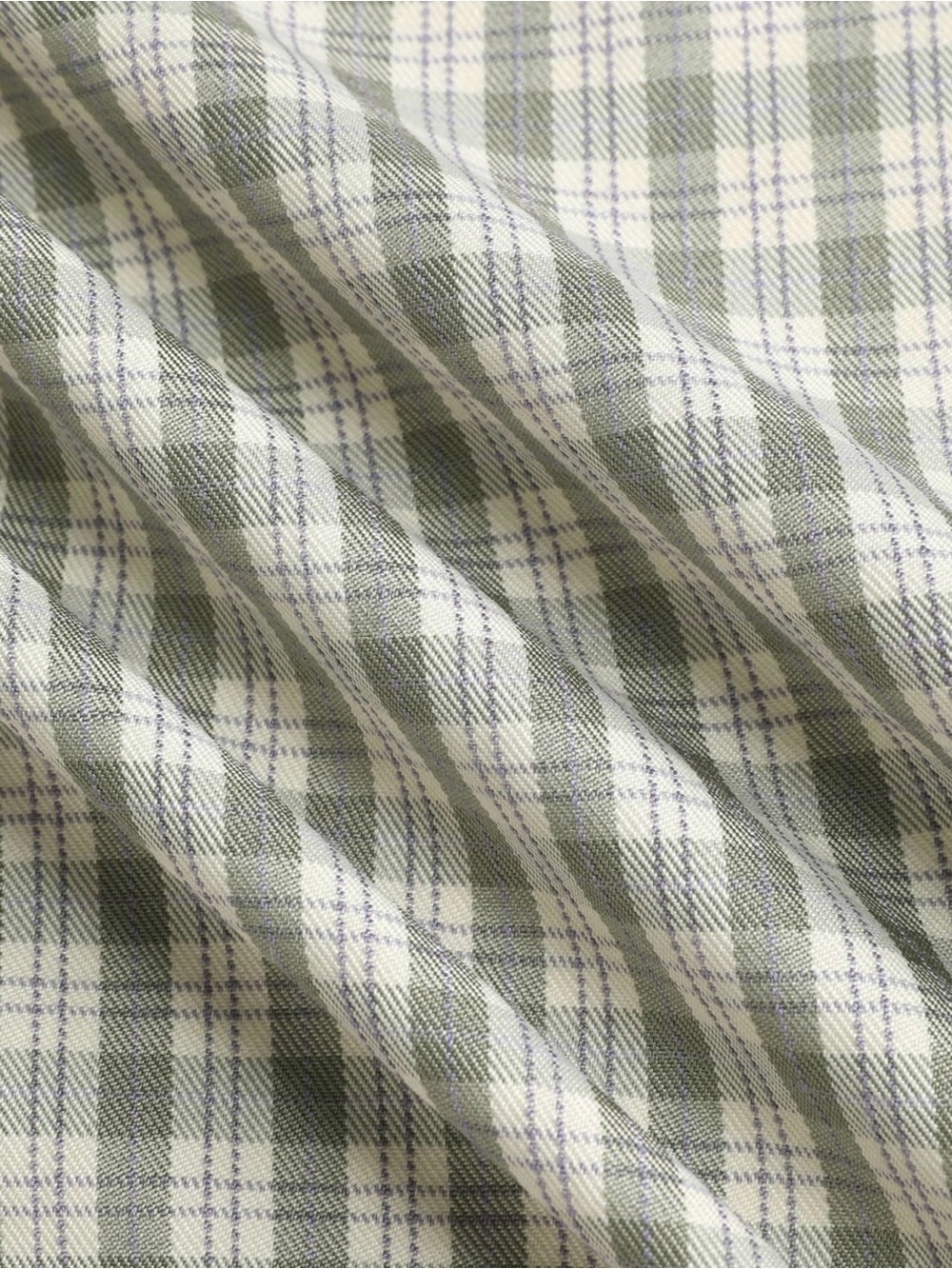 Sage Plaid Vest - Sage Green - Picture 2 of 4